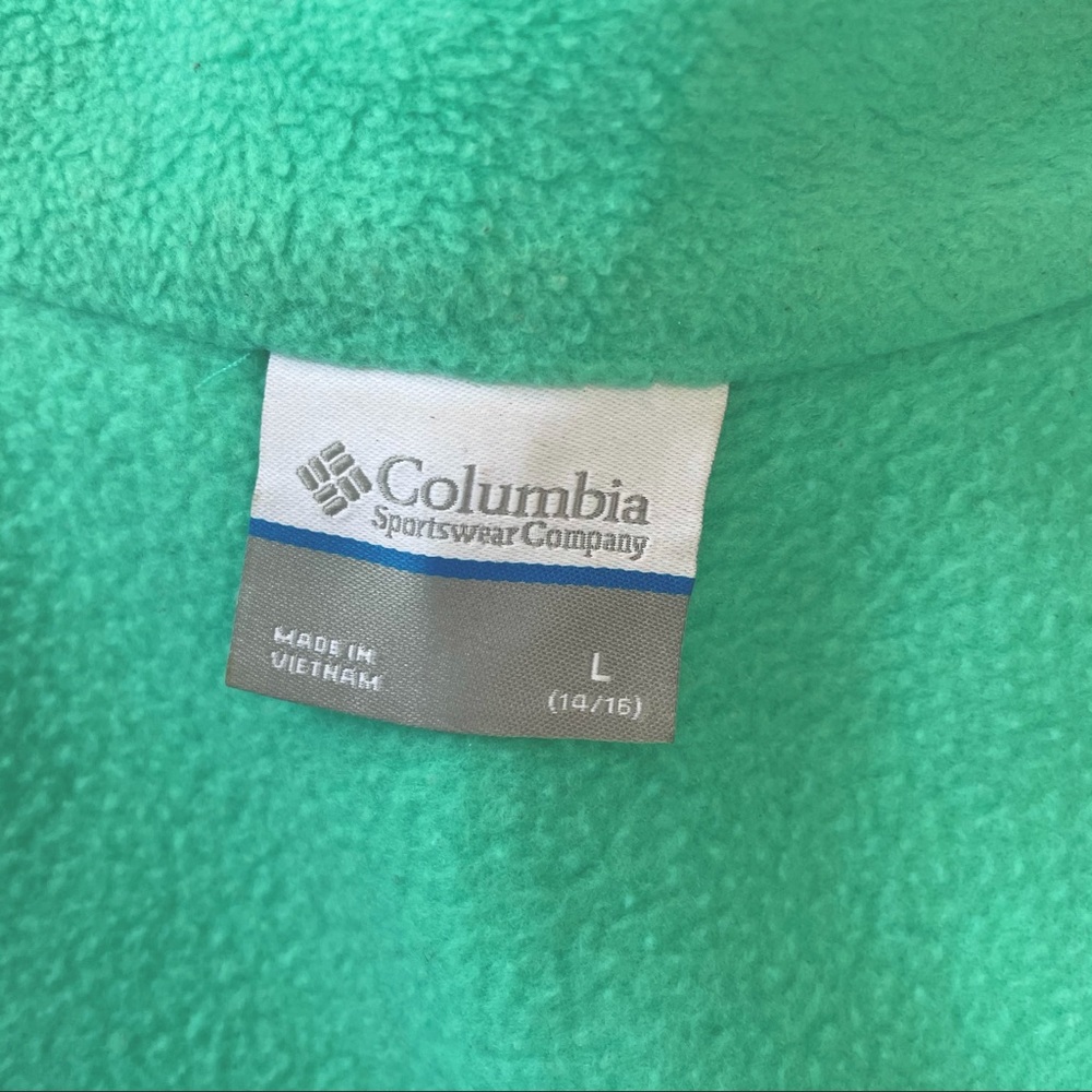 Columbia girls fleece zip up jacket - Picture 6 of 7